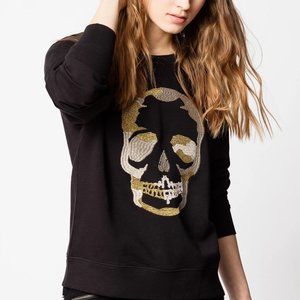Zadig & Voltaire - Upper Skull Gold Sweatshirt